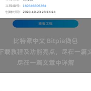 比特派中文 Bitpie钱包最新版本下载教程及功能亮点，尽在一篇文章中详解