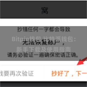 Bitpie钱包 比特派钱包：新手下载及使用指南