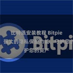 比特派安装教程 Bitpie钱包：强大的隐私保护功能，守护您的资产