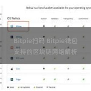 Bitpie扫码 Bitpie钱包支持的区块链网络解析