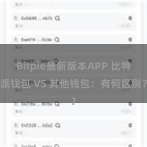 Bitpie最新版本APP 比特派钱包 VS 其他钱包：有何区别？