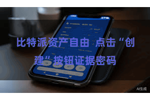 比特派资产自由  点击“创建”按钮证据密码