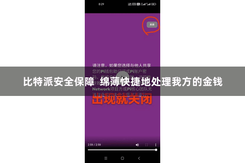 比特派安全保障  绵薄快捷地处理我方的金钱