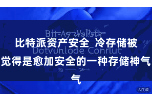 比特派资产安全  冷存储被觉得是愈加安全的一种存储神气